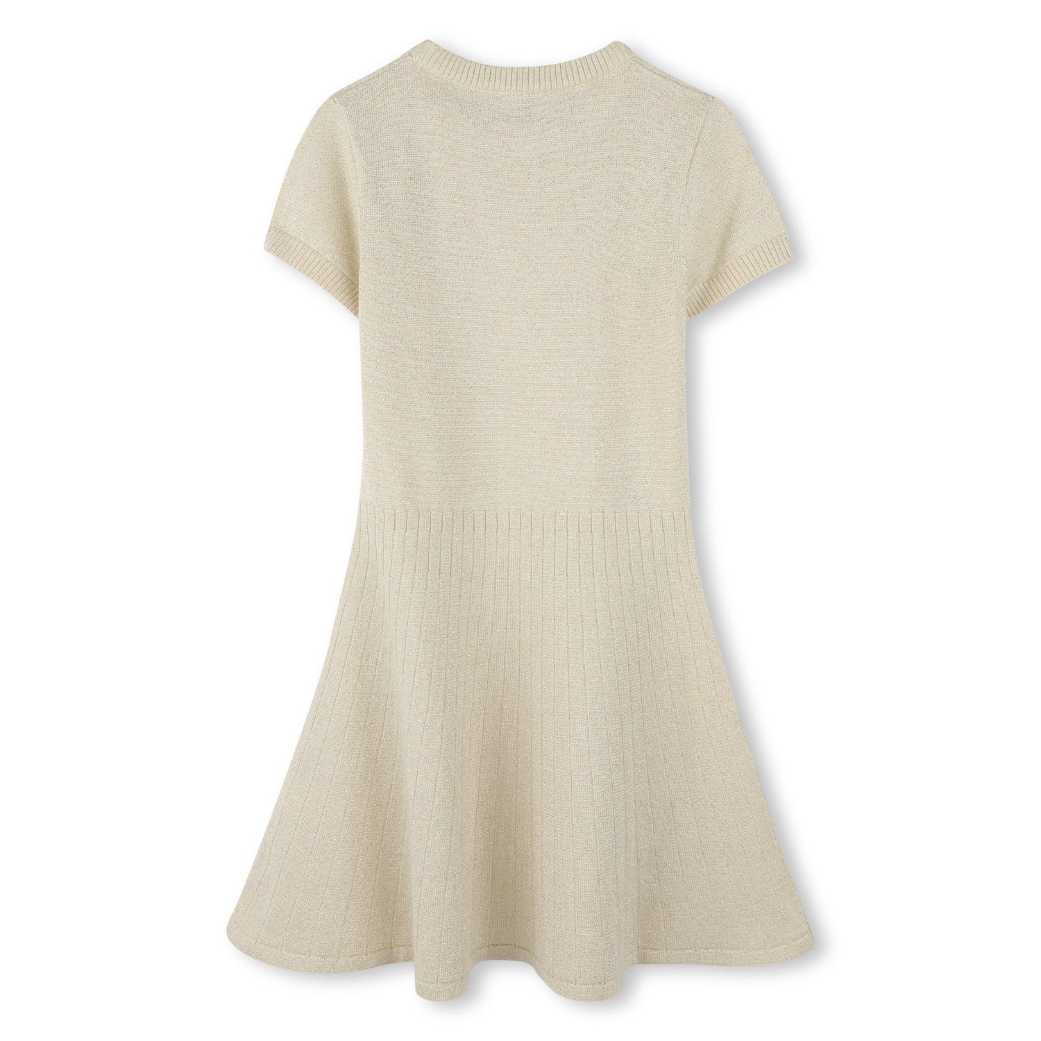 Short-Sleeved Knitted Dress