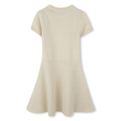 Short-Sleeved Knitted Dress