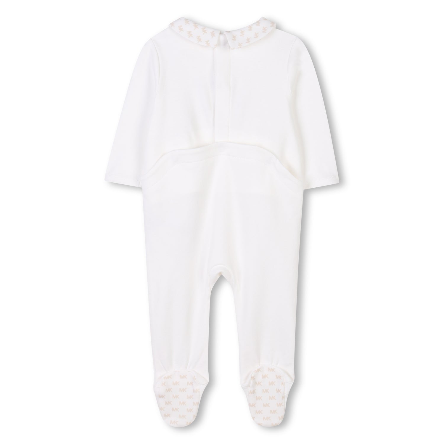 Michael Kors Organic Cotton Pyjama Set with Bib and Beanie