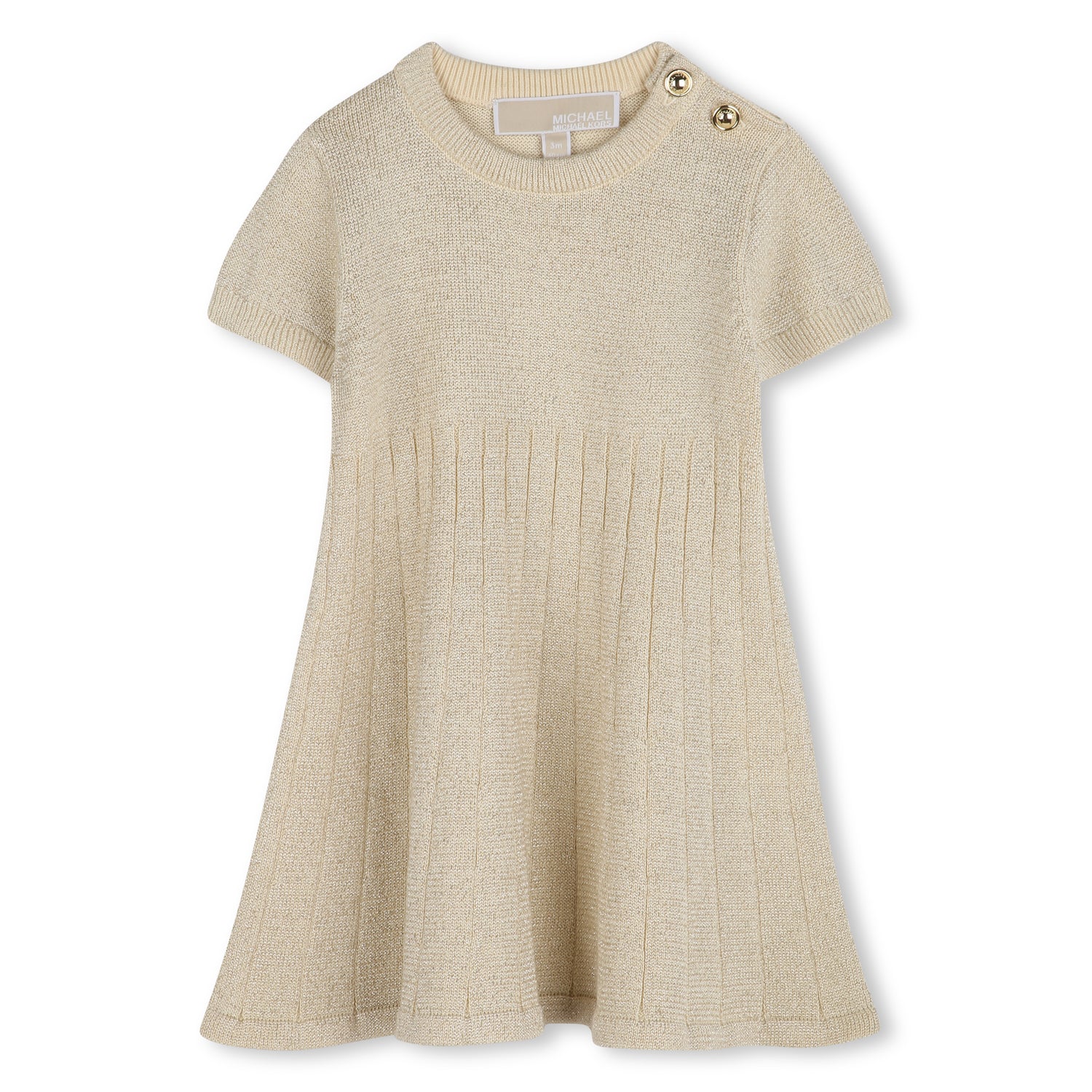 Light Gold Knitted Dress