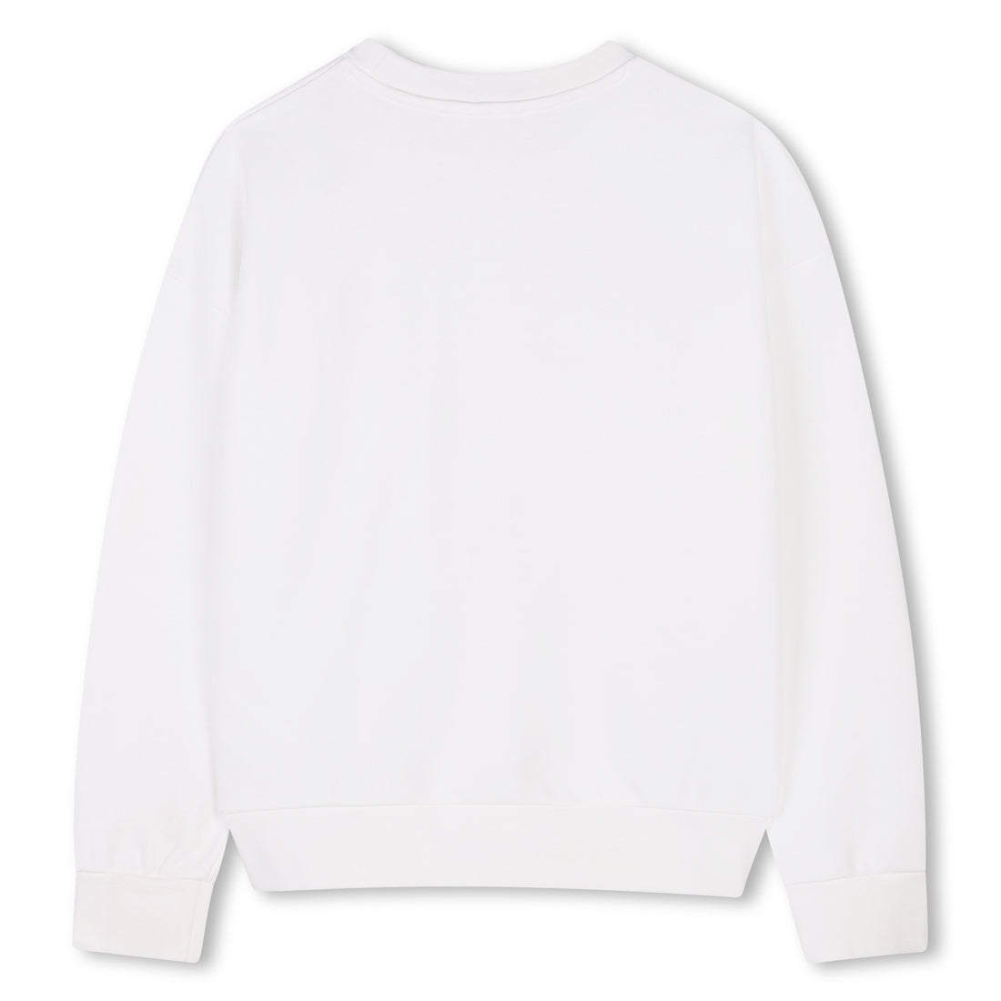 Michael Kors Cotton French Terry Sweatshirt with Metallic Print