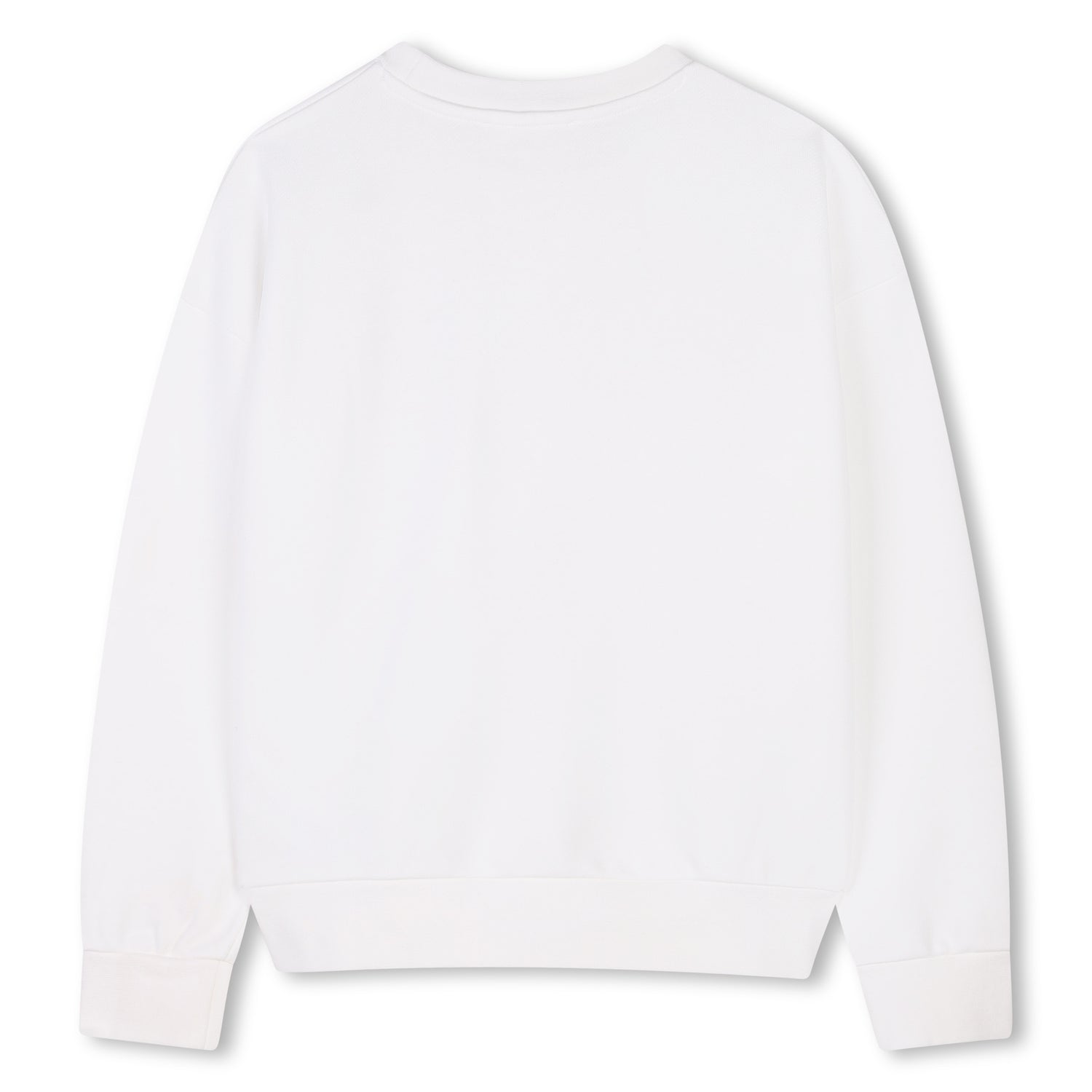 Michael Kors Cotton French Terry Sweatshirt with Metallic Print