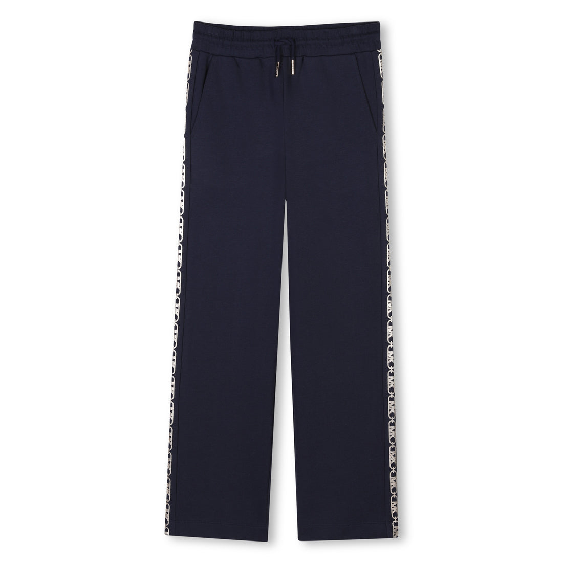 French Terry Trousers with Metallic "MK Empire" Details