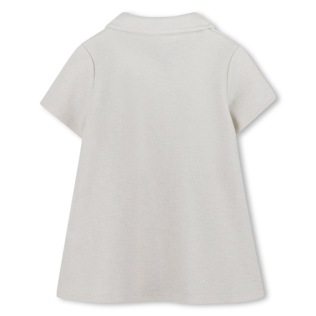 Girls Metallic Milano Dress in Off-White Michael Kors