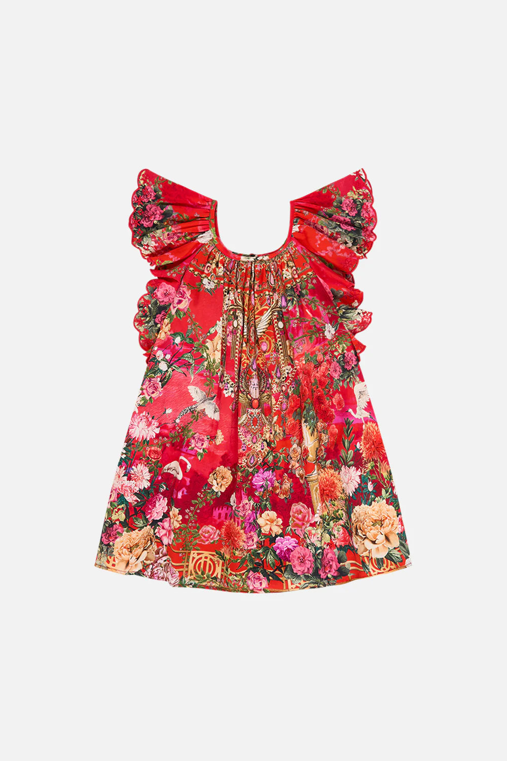 Alexandria Kids Frill Sleeve Top 12-14