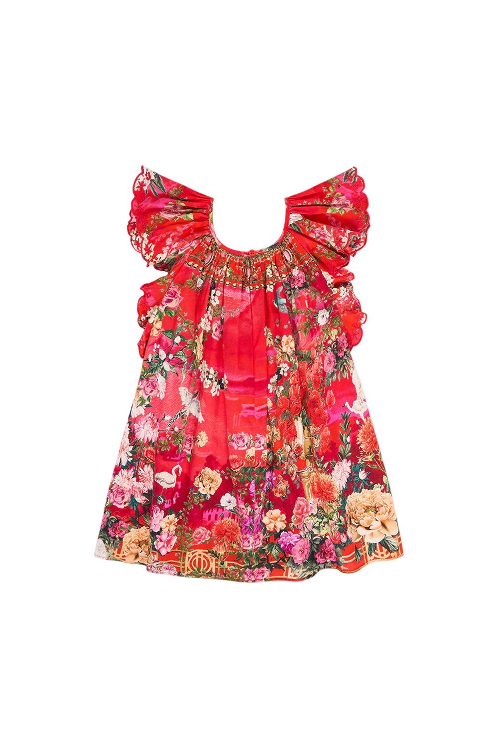 Alexandria Kids Frill Sleeve Top 12-14 Years