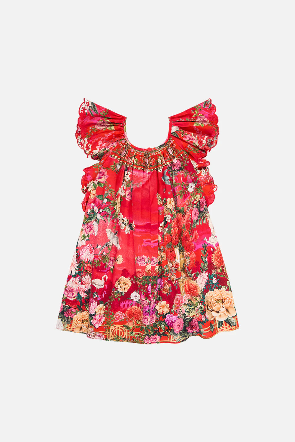 Alexandria Kids Frill Sleeve Top 12-14