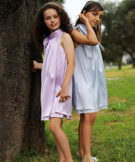 Child by petalsINK Daniella Satin Dress