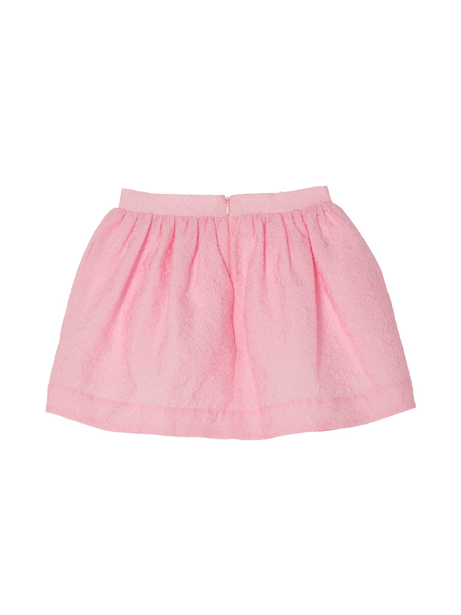 Saint-Tropez Skirt - Textured A Line Skirt with Soft Gathered Waist