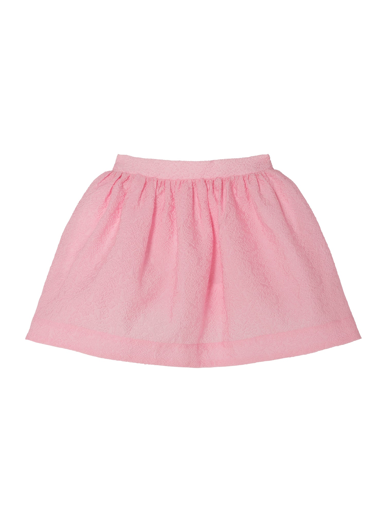 Saint-Tropez Skirt - Textured A Line Skirt with Soft Gathered Waist