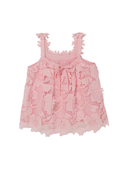 Riviera Rose Lace Top