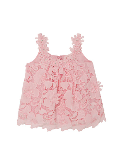 Riviera Rose Lace Top