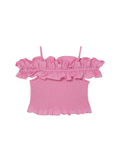 Mariposa Top - Smocked Ruffle Cotton