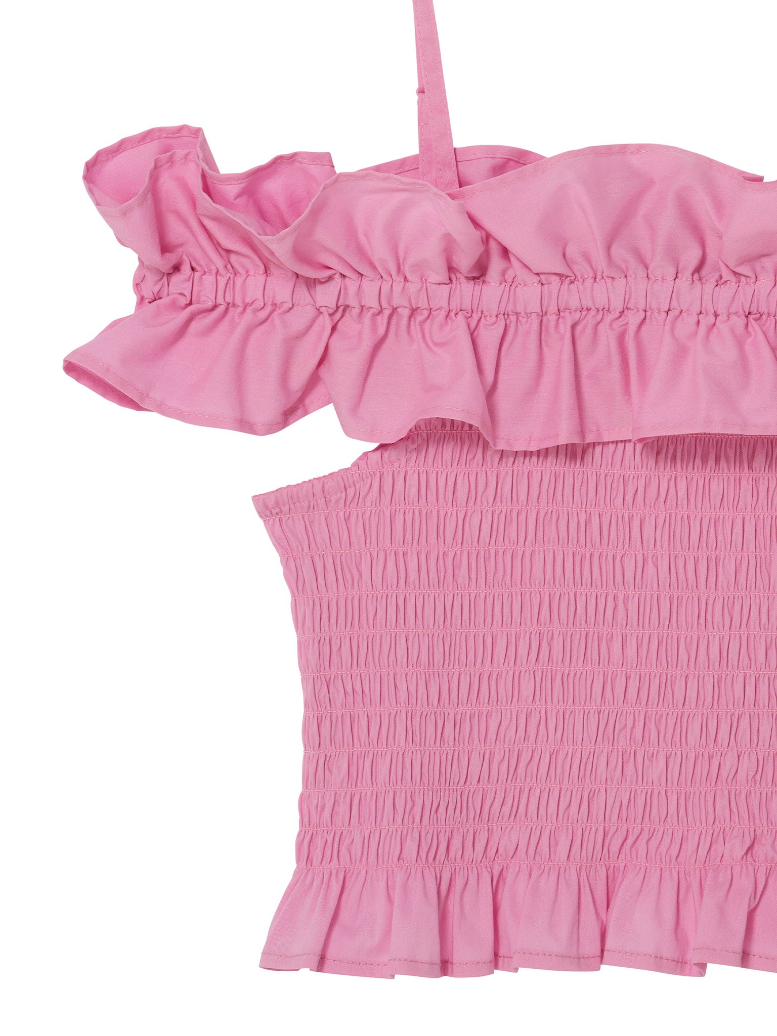 Mariposa Top - Smocked Ruffle Cotton