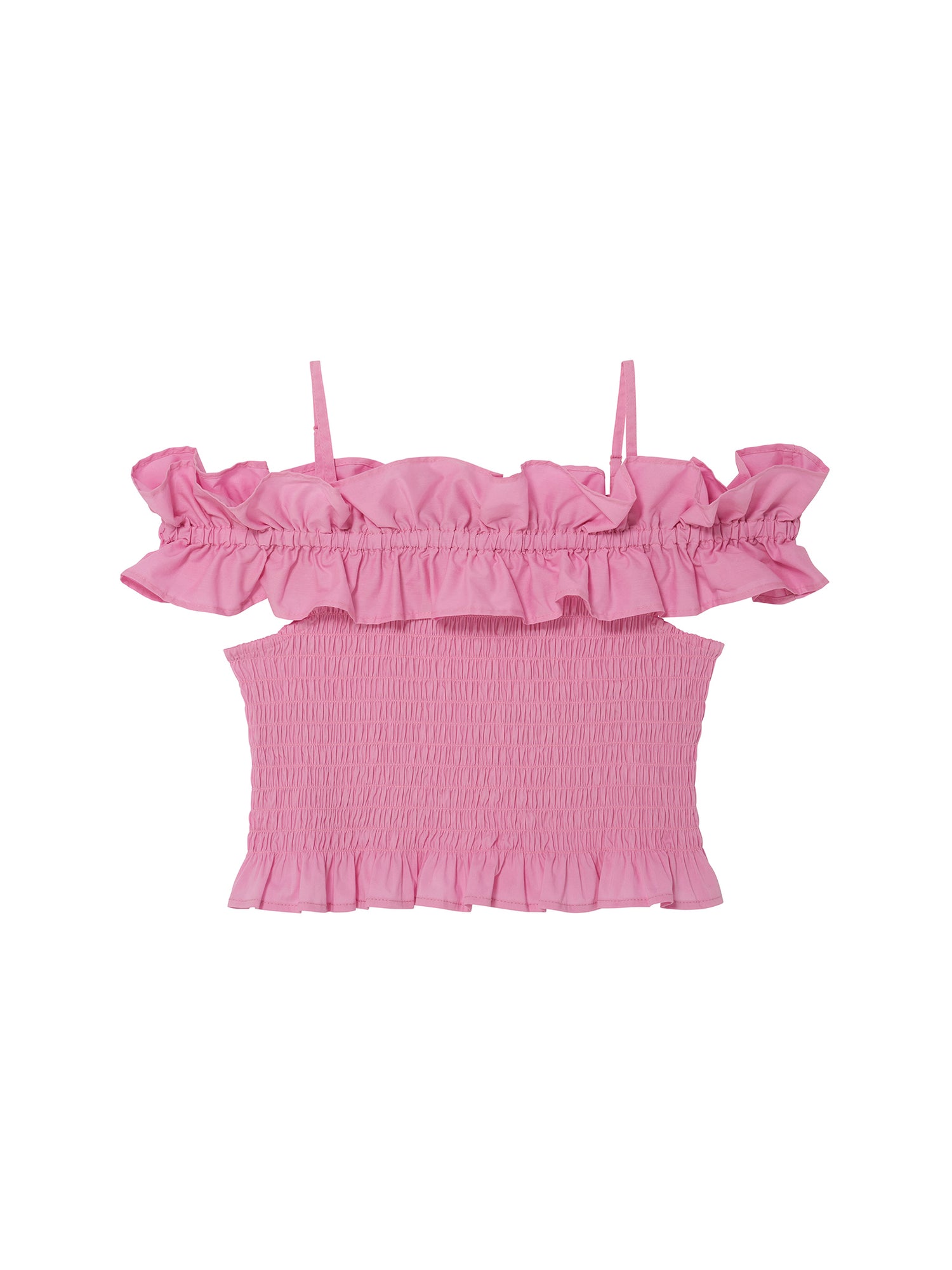 Mariposa Top - Smocked Ruffle Cotton