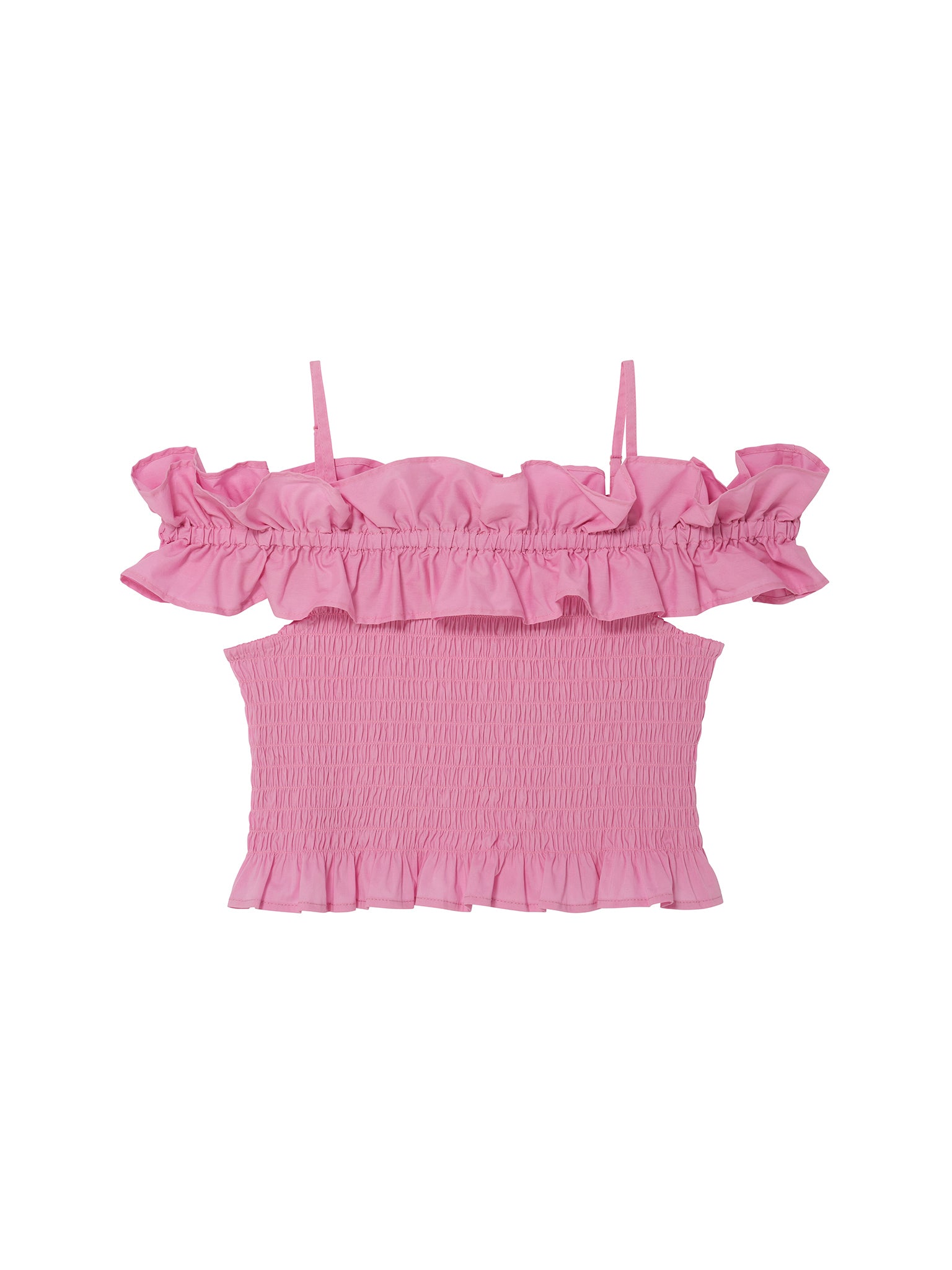 Mariposa Top - Smocked Ruffle Cotton
