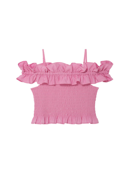Mariposa Top - Smocked Ruffle Cotton