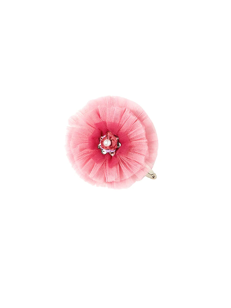 Tulle Flower Hairclip