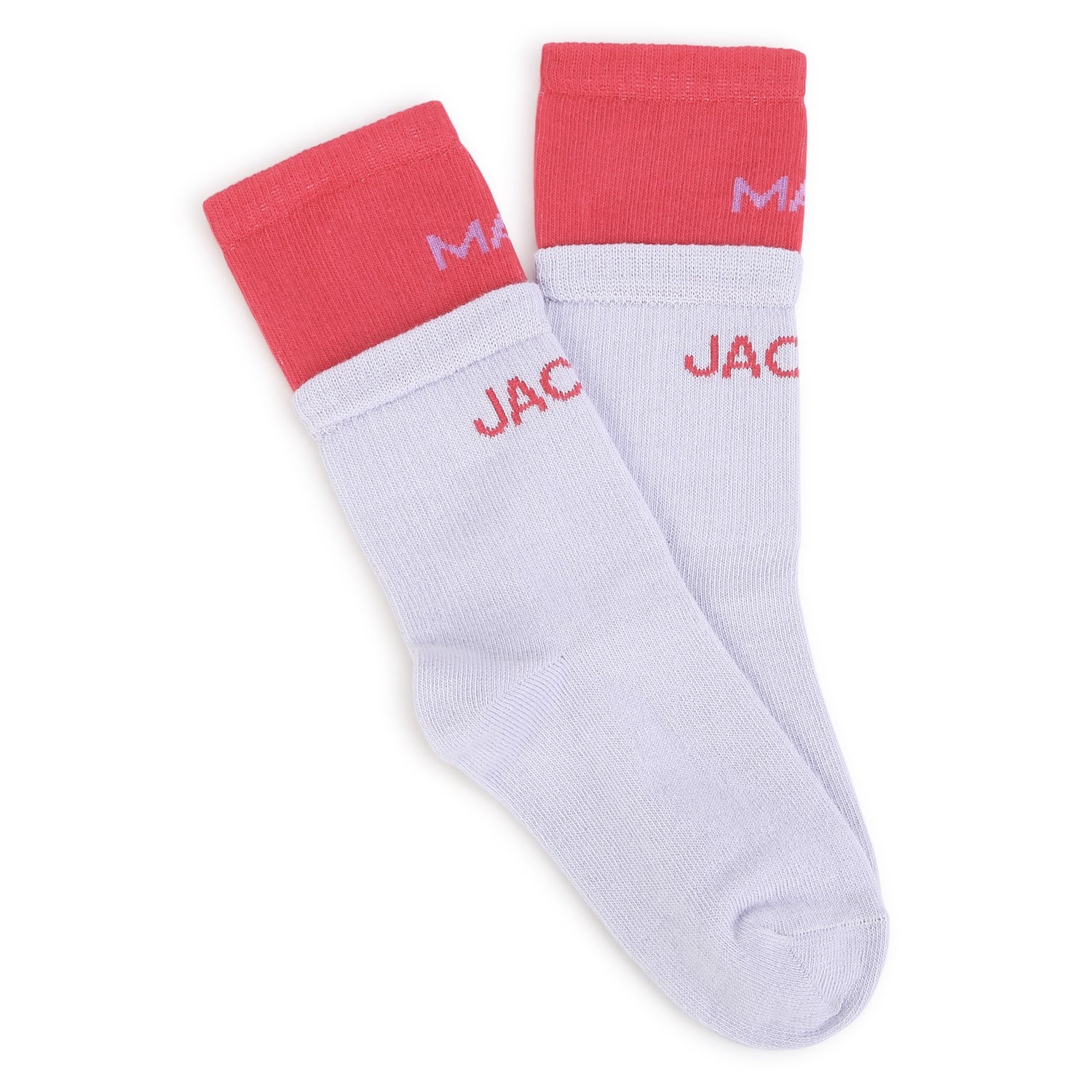 Bicolor Jacquard Socks