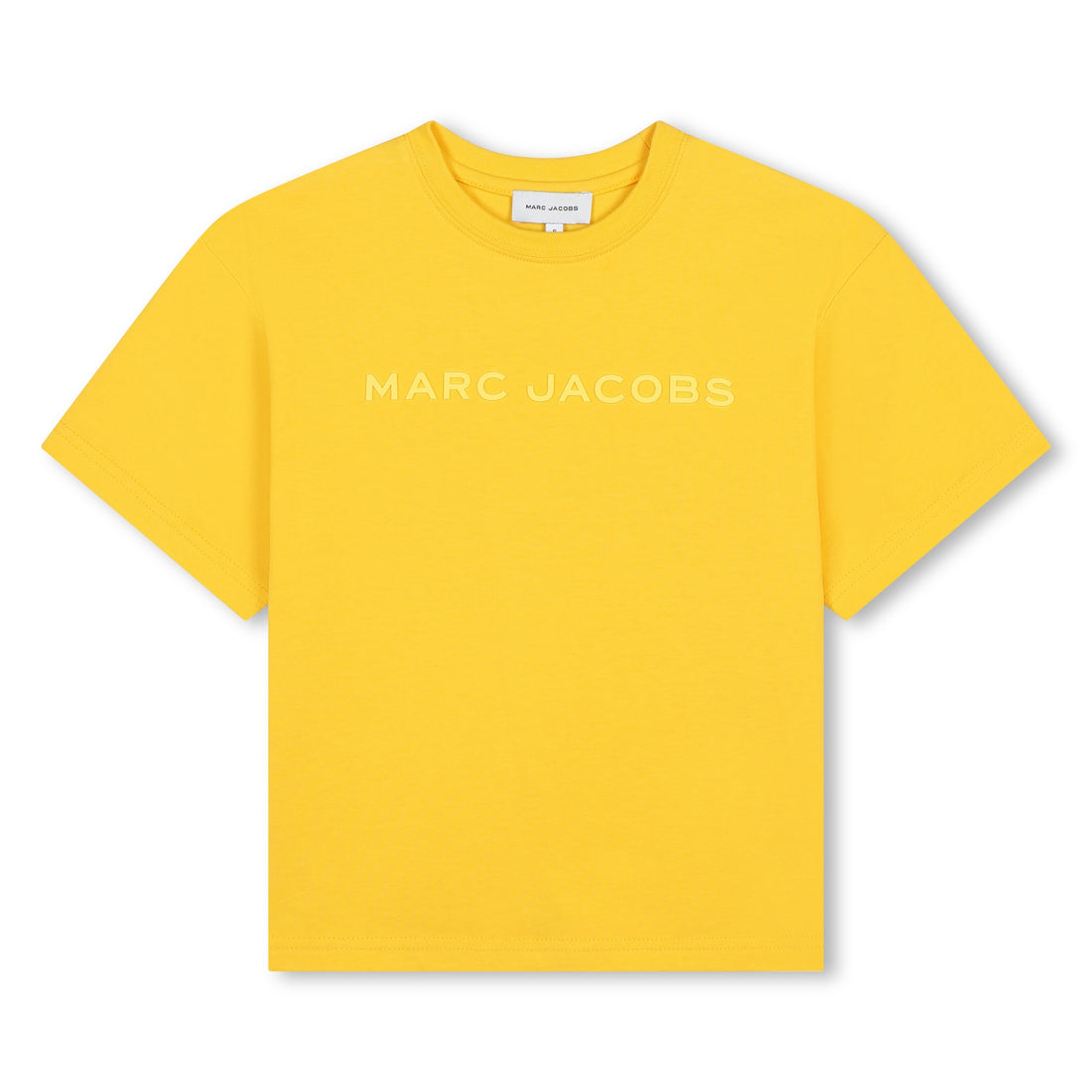 Gold Yellow Silicone Logo Tee-Shirt