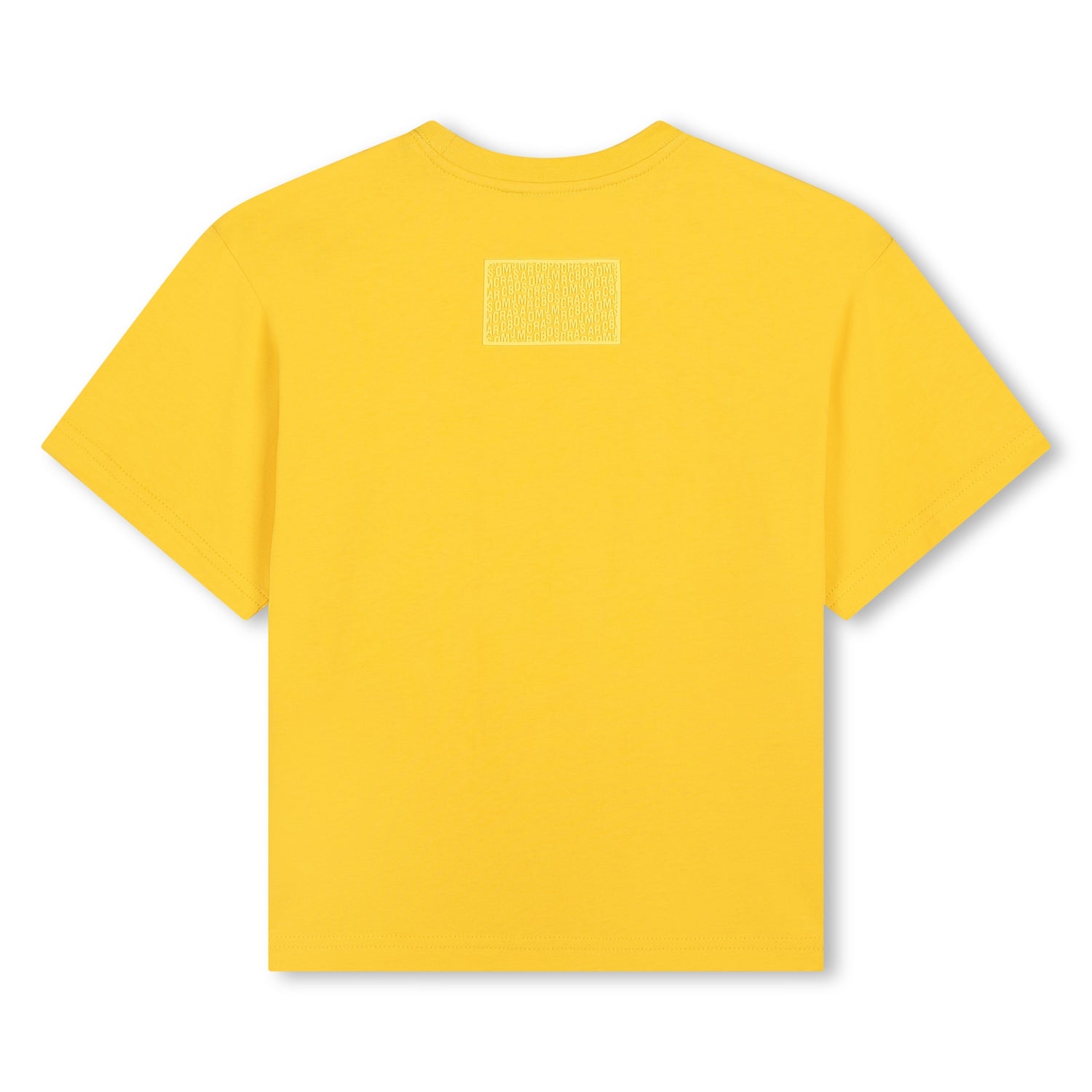 Gold Yellow Silicone Logo Tee-Shirt