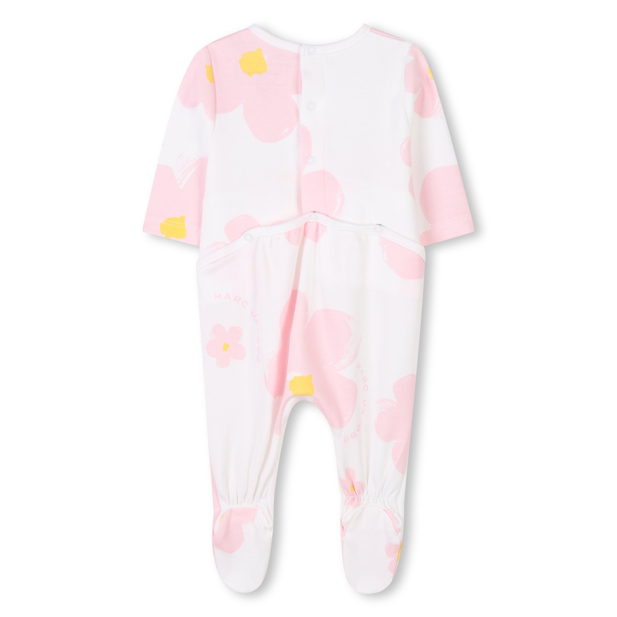 Floral Baby Sleepsuit Set with Bib &amp; Hat