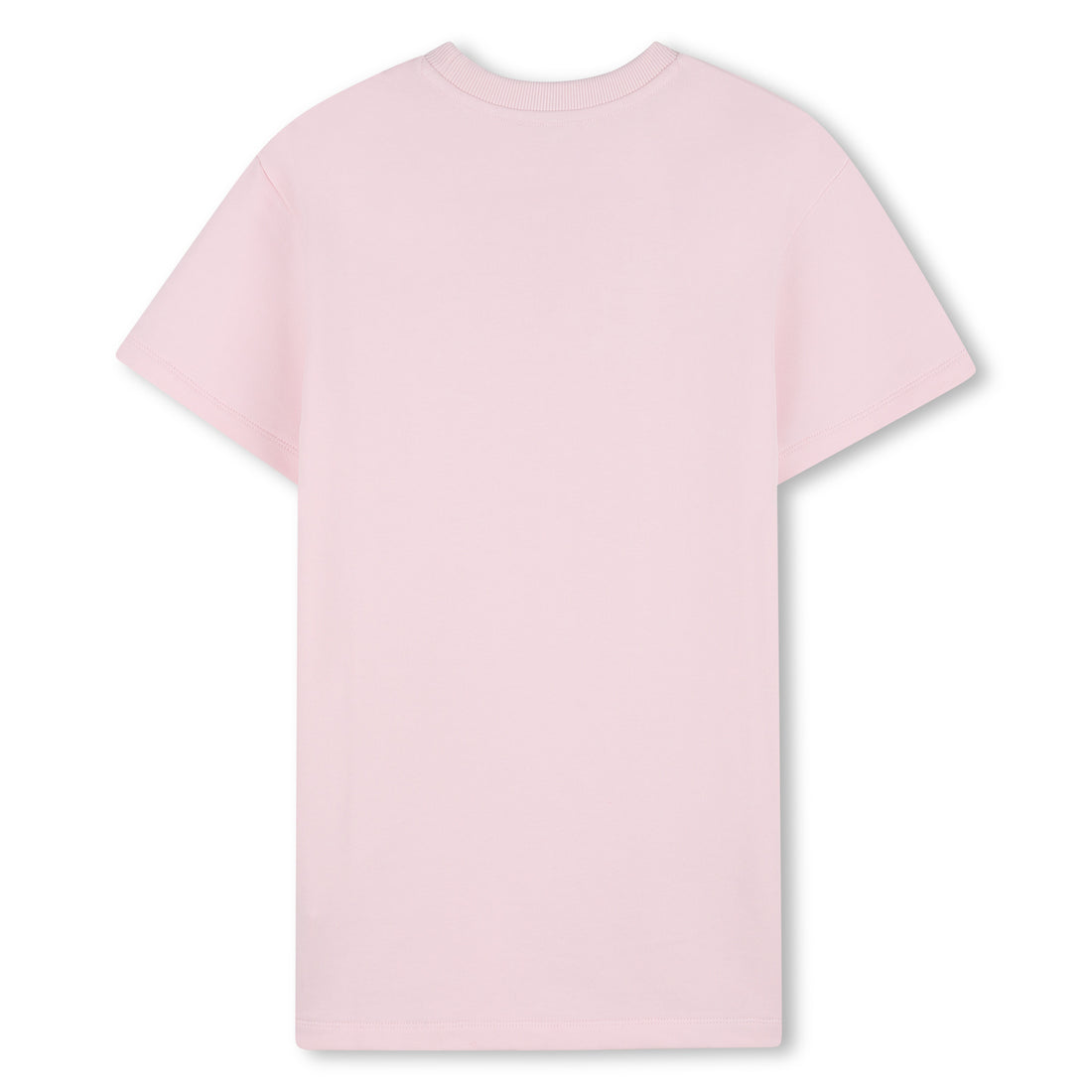 Cotton French Terry T Shirt Dress With Rhinestone Logo, Light Pink The Marc Jacobs