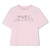 Rhinestone Logo Cotton T-Shirt The Marc Jacobs