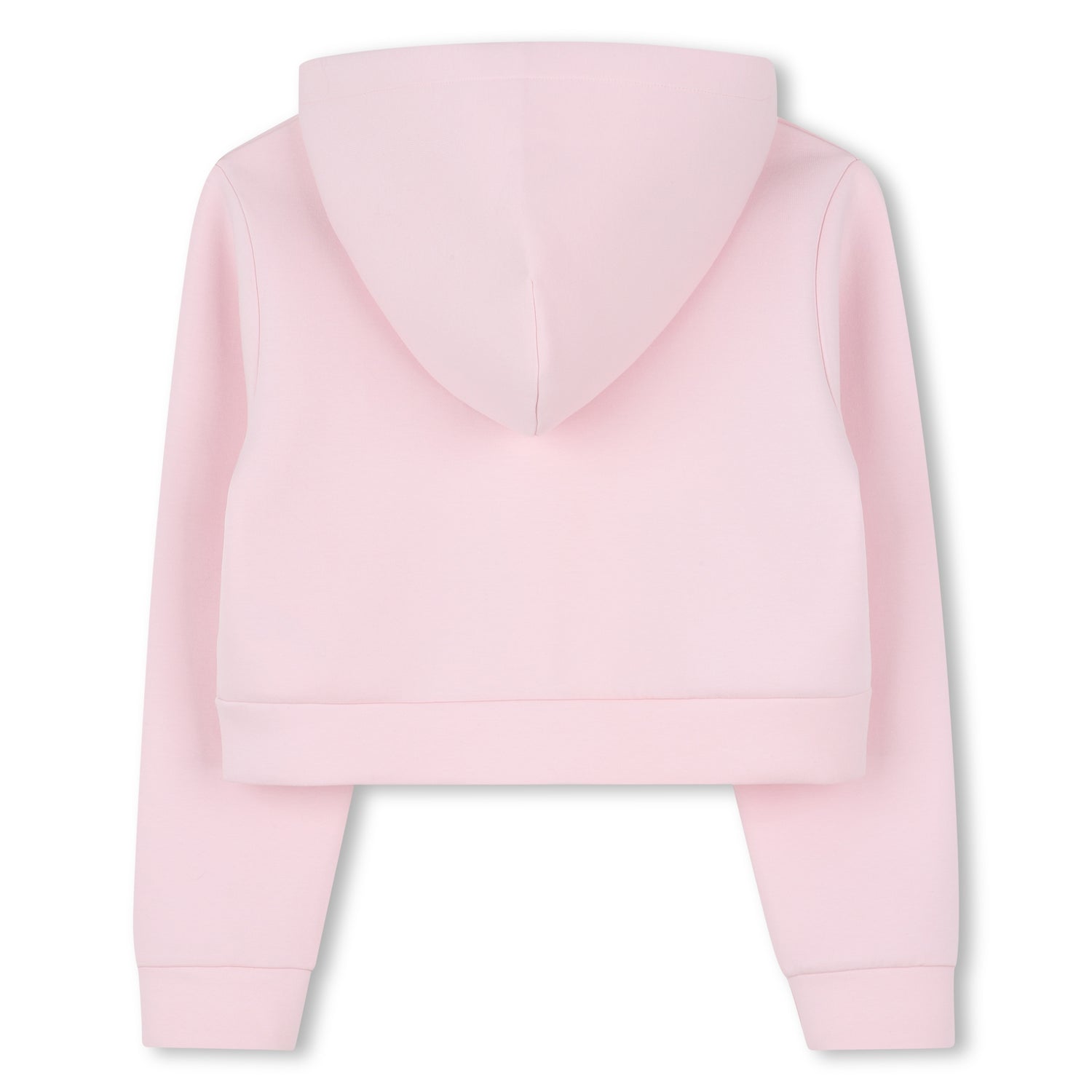 Pink Zip Hoodie with Rhinestone Logo The Marc Jacobs