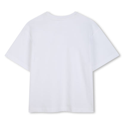 White Cotton Logo T Shirt The Marc Jacobs