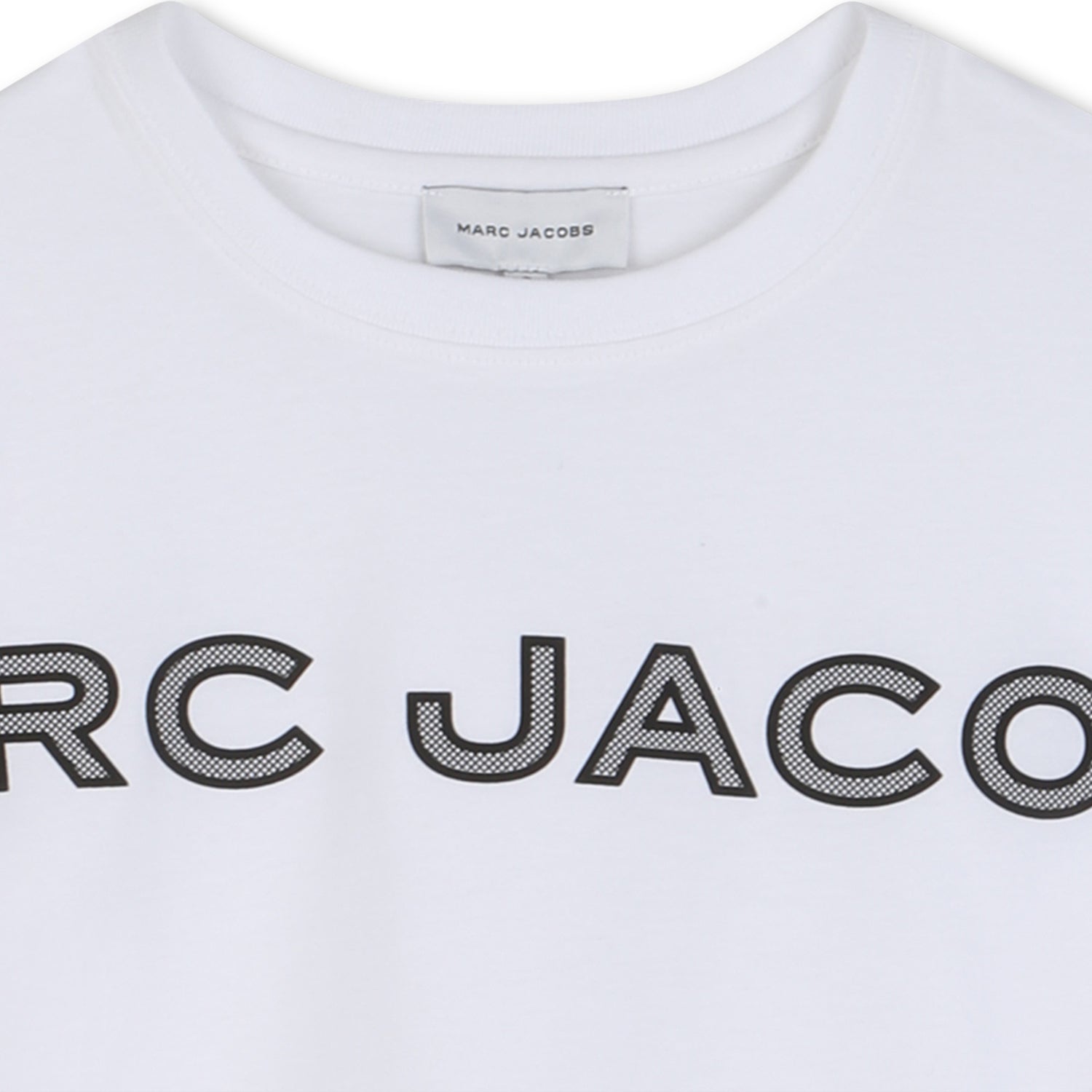 White Cotton Logo T Shirt The Marc Jacobs