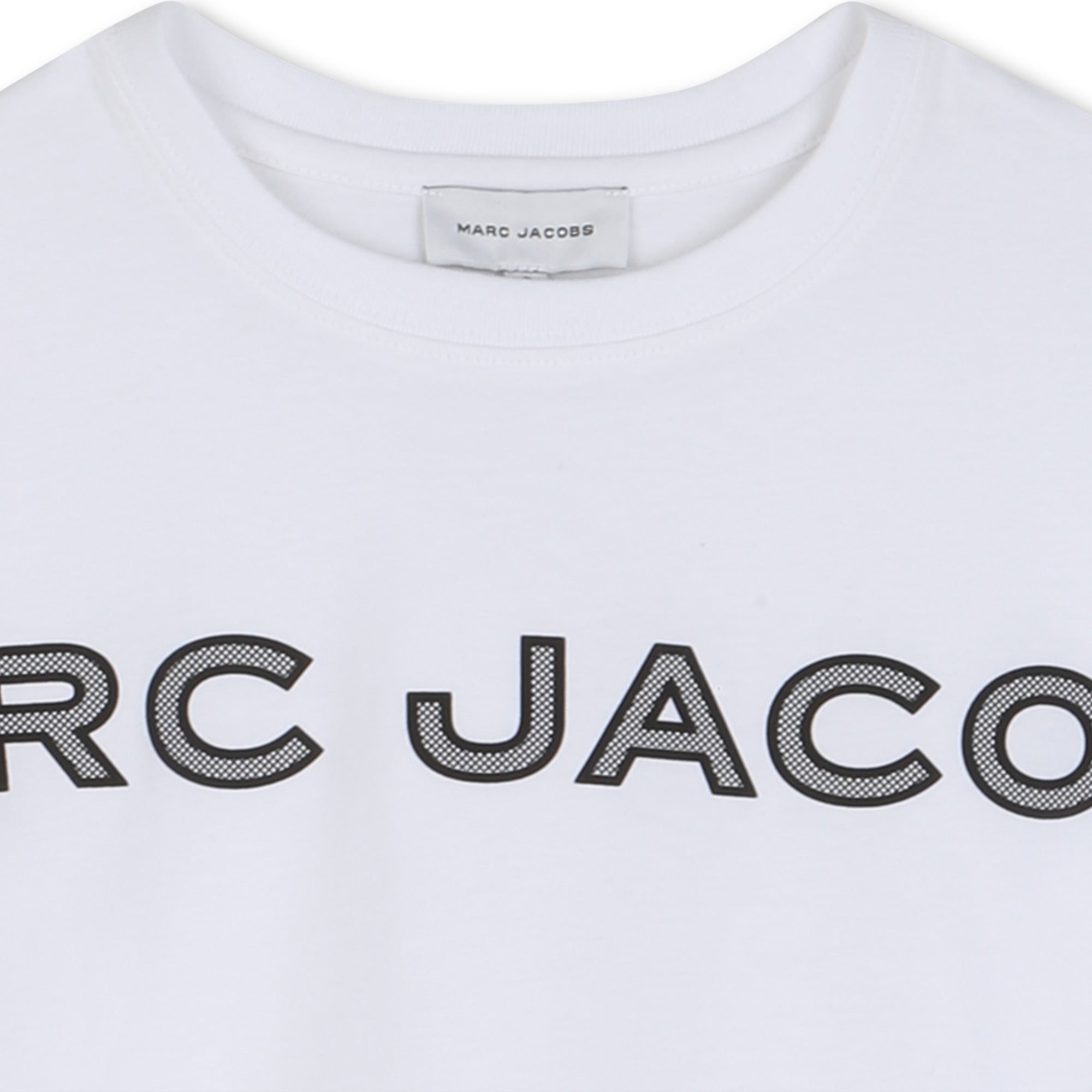 White Cotton Logo T Shirt The Marc Jacobs