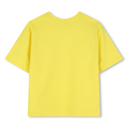 Yellow Cotton Logo T Shirt The Marc Jacobs