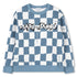 Blue Checkered Cotton Sweatshirt The Marc Jacobs