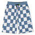 Blue Checkered Fleece Shorts The Marc Jacobs