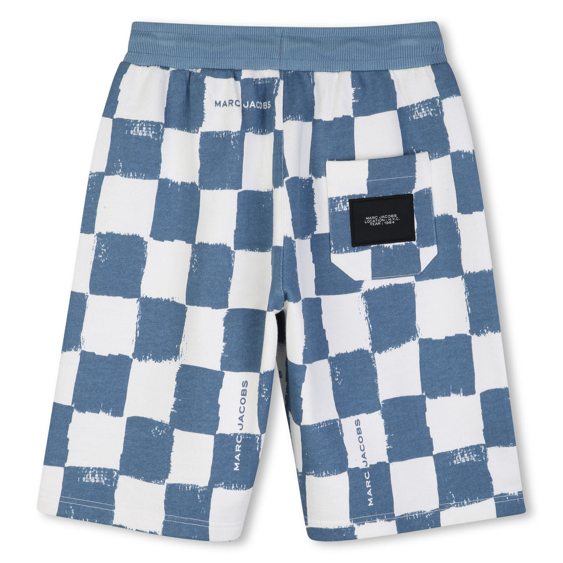 Blue Checkered Fleece Shorts The Marc Jacobs