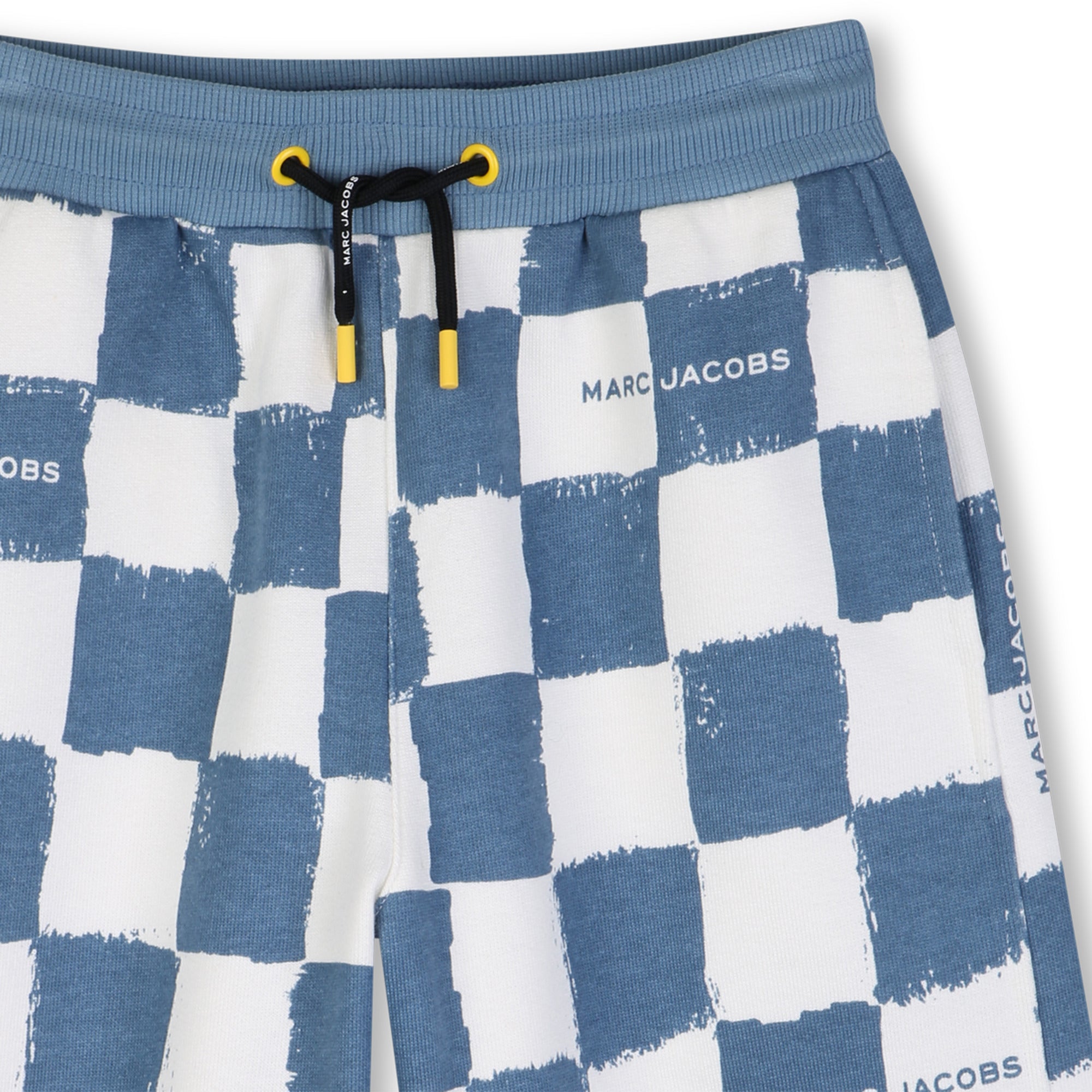 Blue Checkered Fleece Shorts The Marc Jacobs