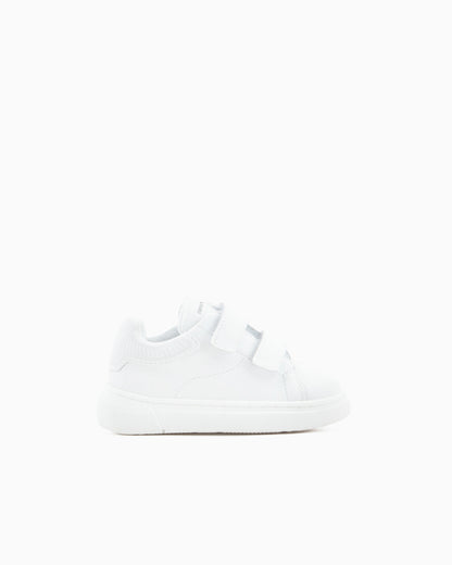 White Velcro Sneaker Emporio Armani