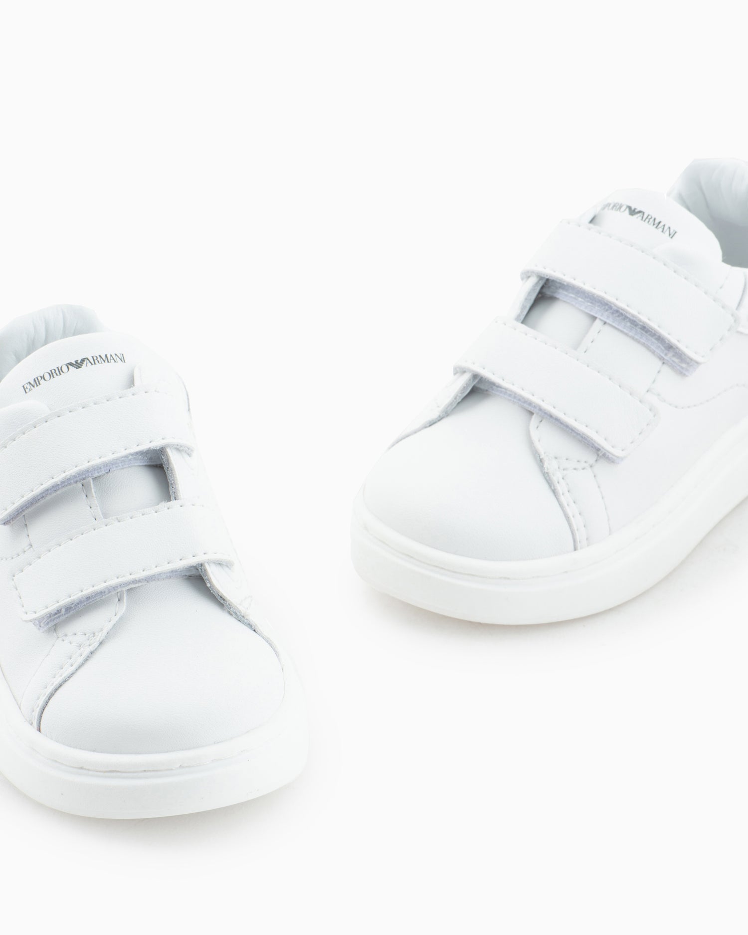 White Velcro Sneaker Emporio Armani