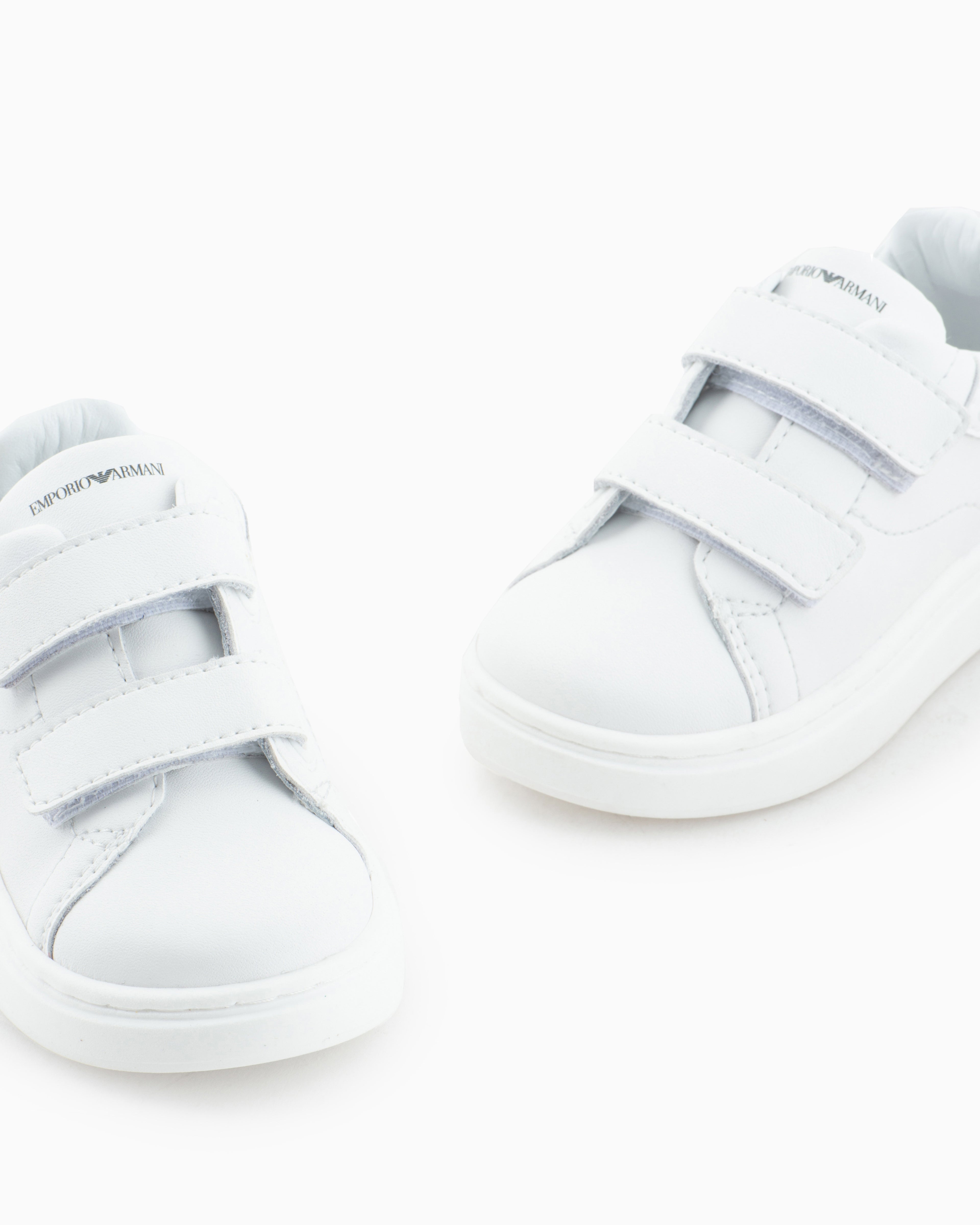 White Velcro Sneaker Emporio Armani