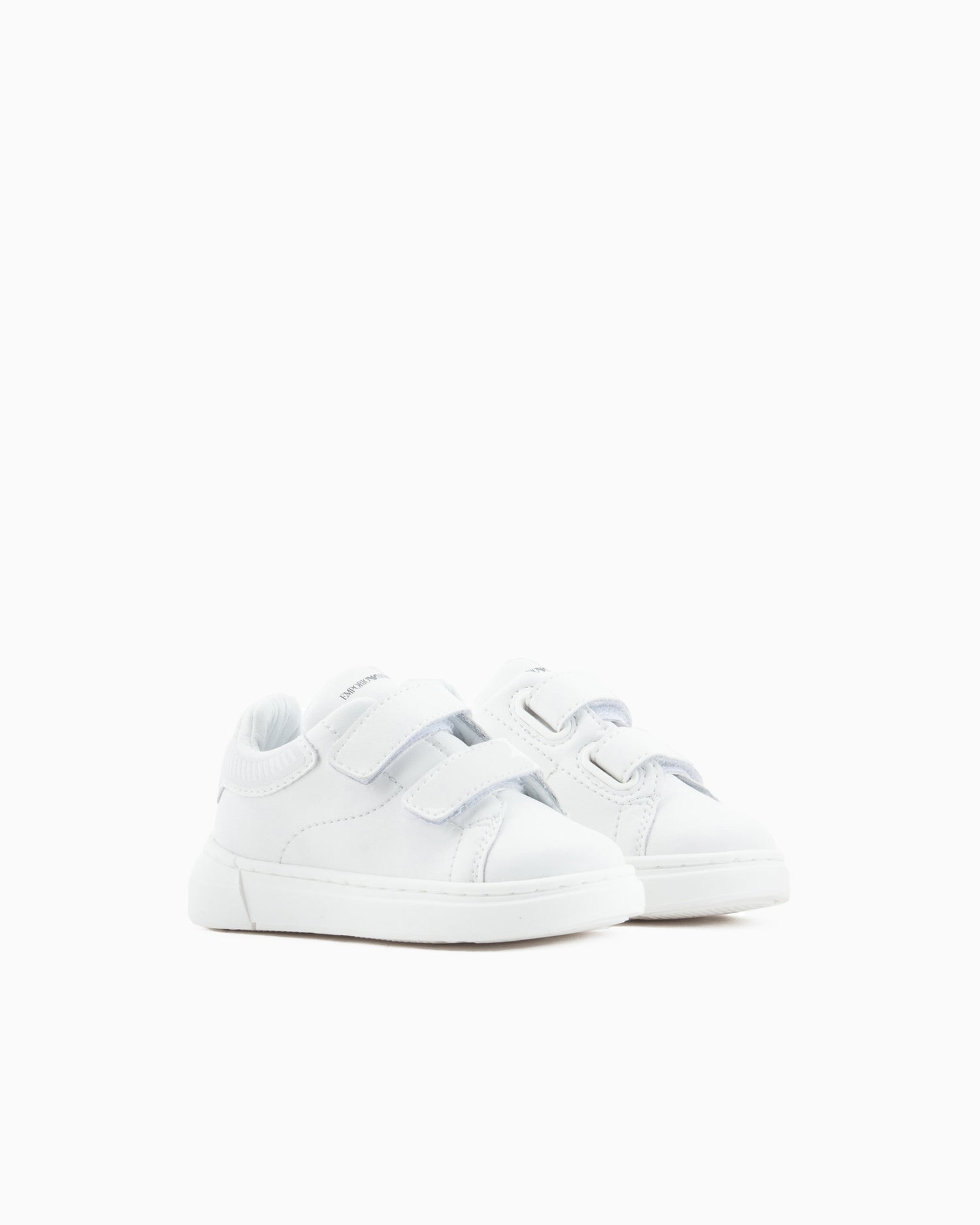 White Velcro Sneaker Emporio Armani
