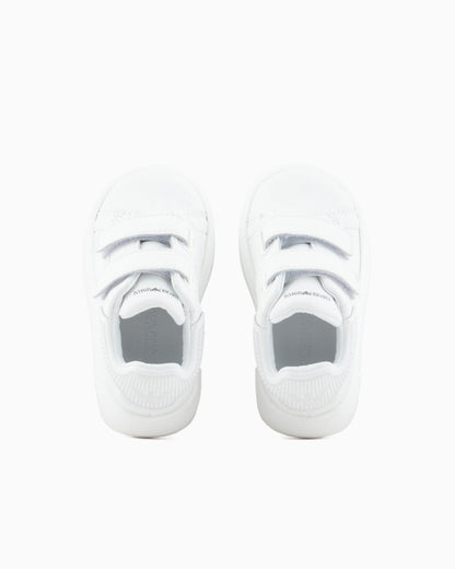 White Velcro Sneaker Emporio Armani