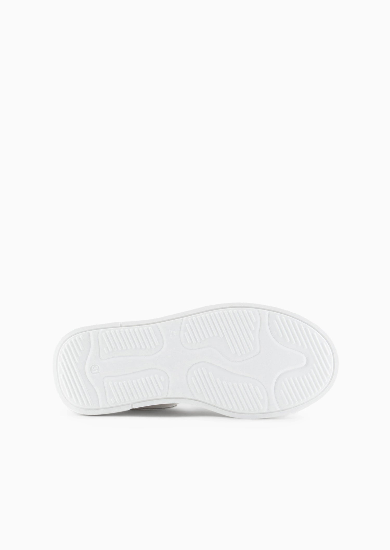 White Leather Velcro Sneakers