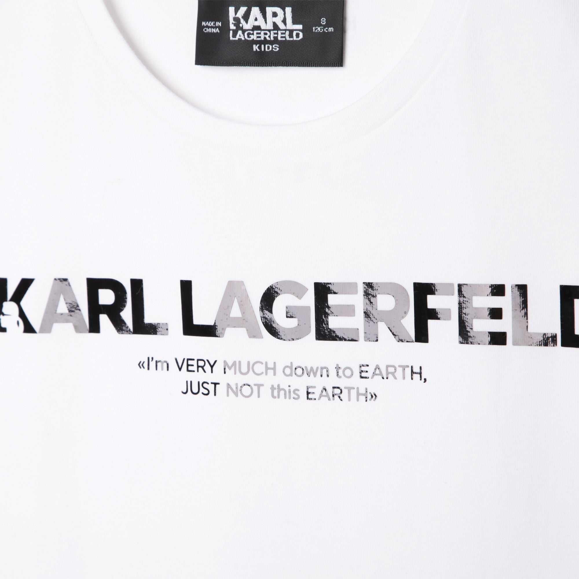 Karl Lagerfeld Kids Short Sleeves Tee-Shirt Style: Z15415