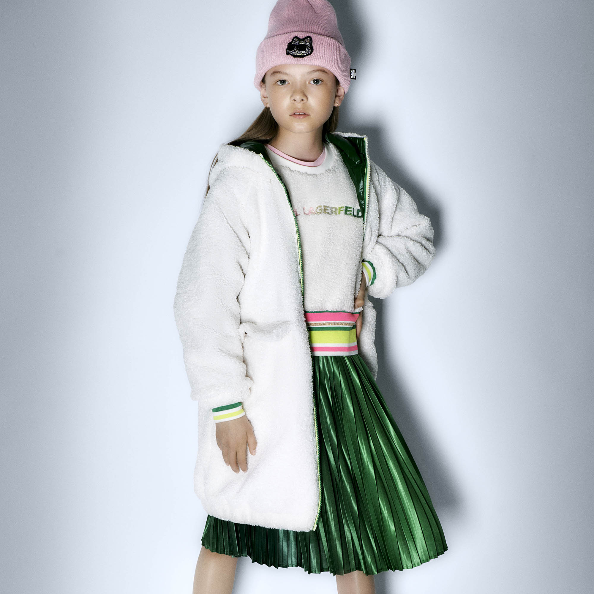 Karl Lagerfeld Kids Reversible Parka Style: Z16162