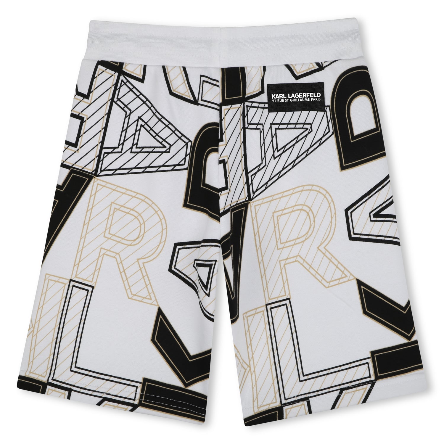 Graphic Print Bermuda Shorts for Kids