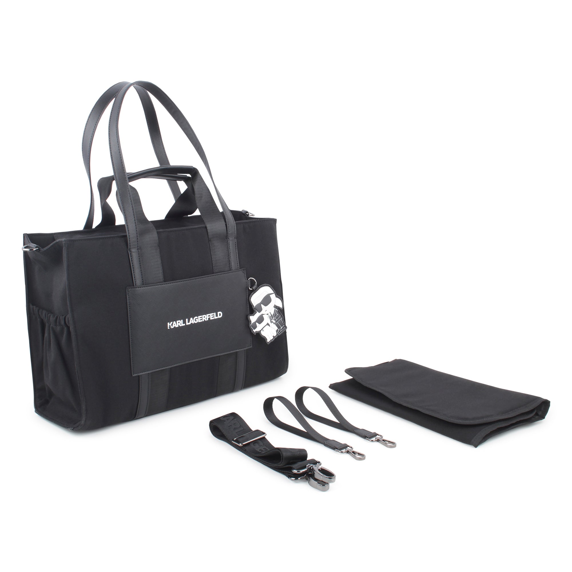 Stylish Karl Lagerfeld Changing Bag with Accessories