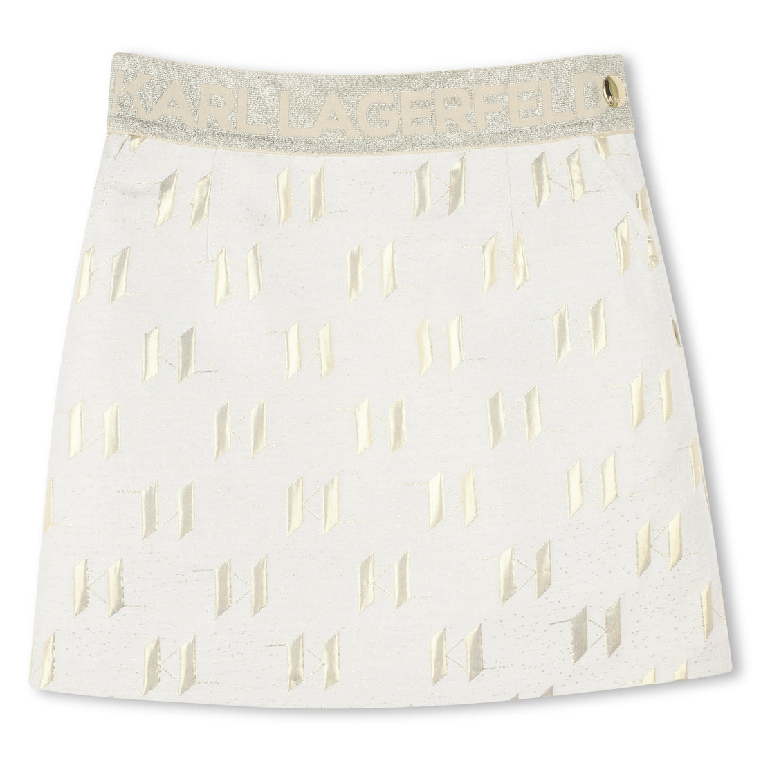 Jacquard A-Line Skirt