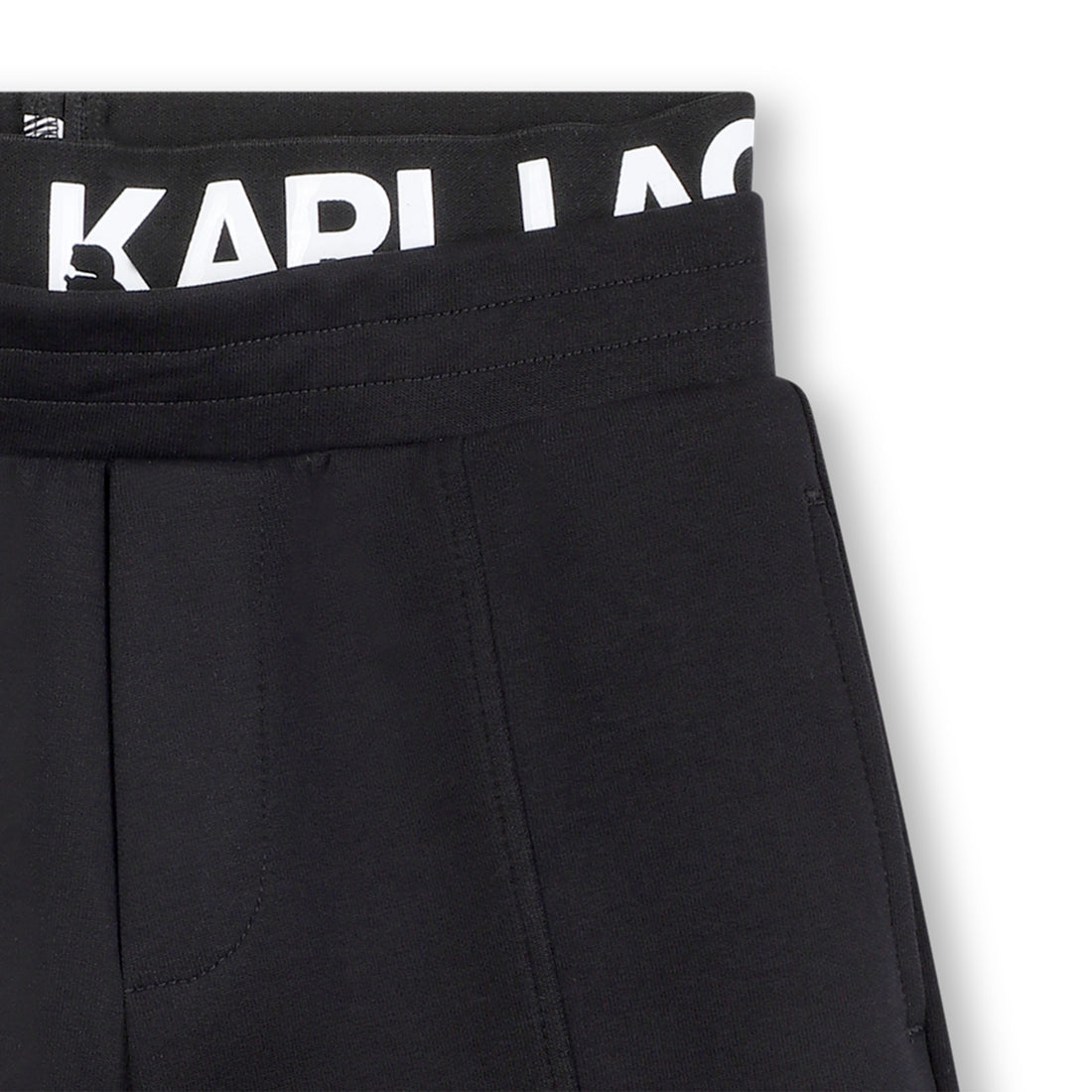 Bermuda Shorts with Branded Waistband
