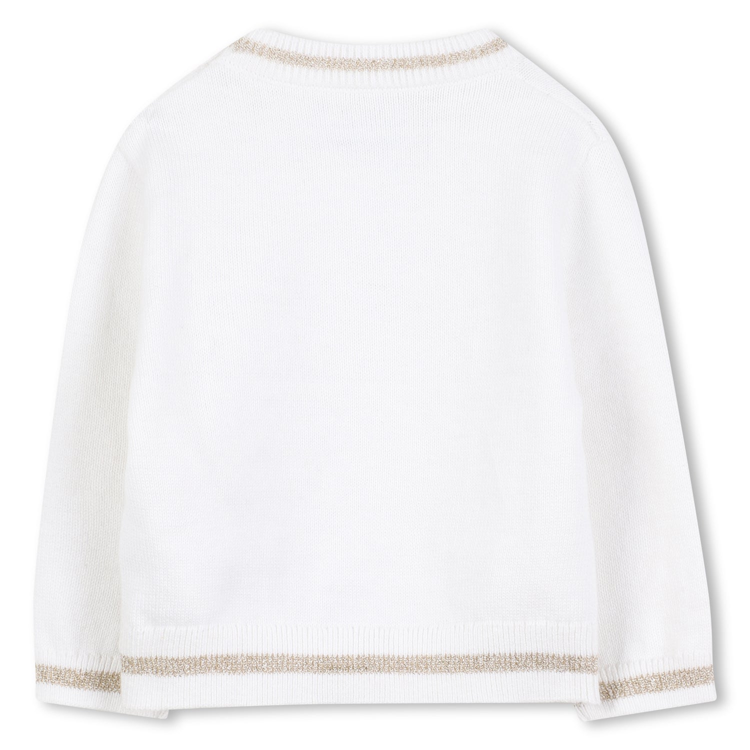 Baby Knitted Sweater and Leggings Set with Gold Signature Detail